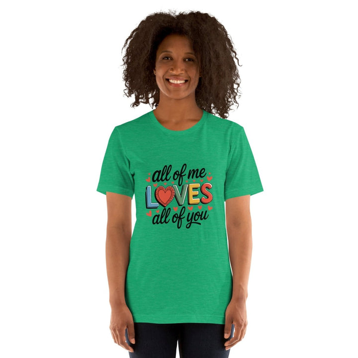 All of Me Loves Graphic Tee - Black Heather - XS - ArtyKoala