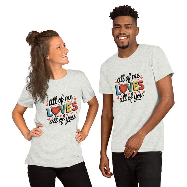 All of Me Loves Graphic Tee - Black Heather - XS - ArtyKoala