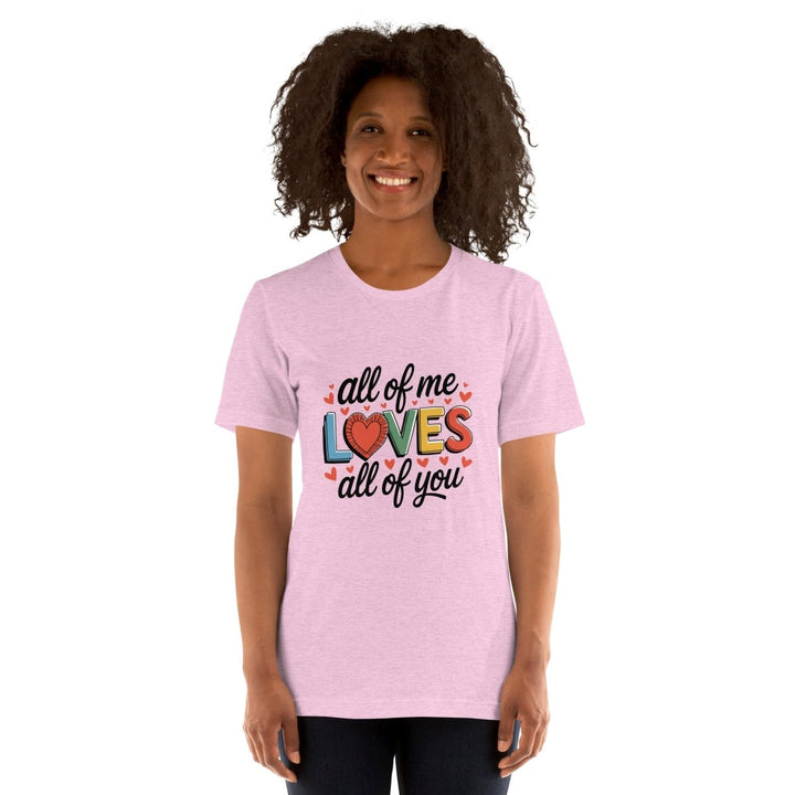 All of Me Loves Graphic Tee - Black Heather - XS - ArtyKoala
