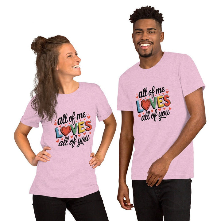 All of Me Loves Graphic Tee - Black Heather - XS - ArtyKoala