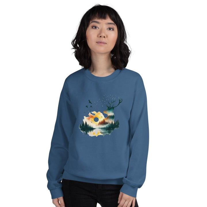 Amazing Nature Graphic Sweatshirt - Black - S - ArtyKoala