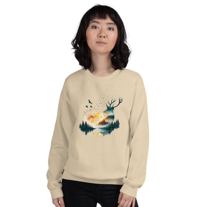 Amazing Nature Graphic Sweatshirt - Black - S - ArtyKoala