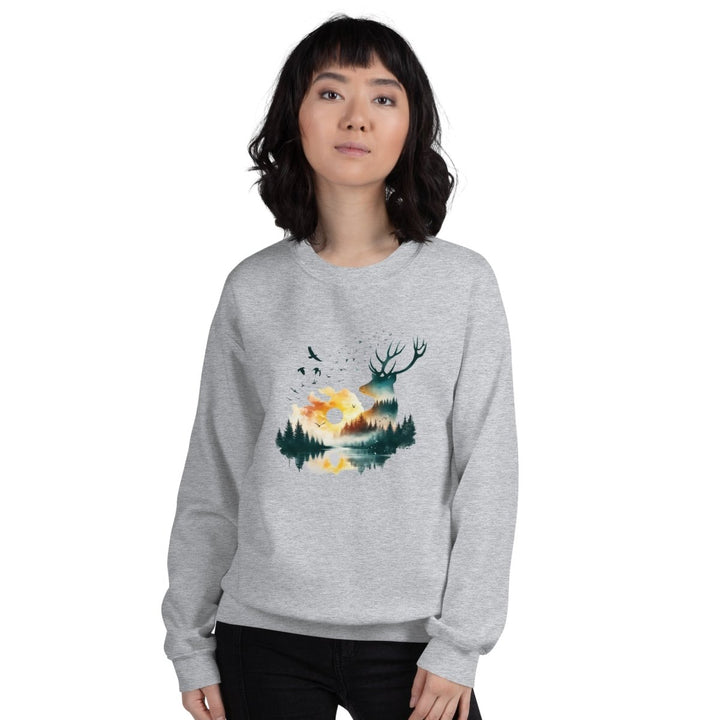 Amazing Nature Graphic Sweatshirt - Black - S - ArtyKoala