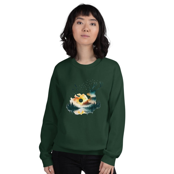 Amazing Nature Graphic Sweatshirt - Black - S - ArtyKoala