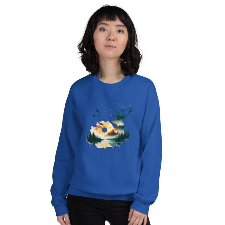 Amazing Nature Graphic Sweatshirt - Black - S - ArtyKoala