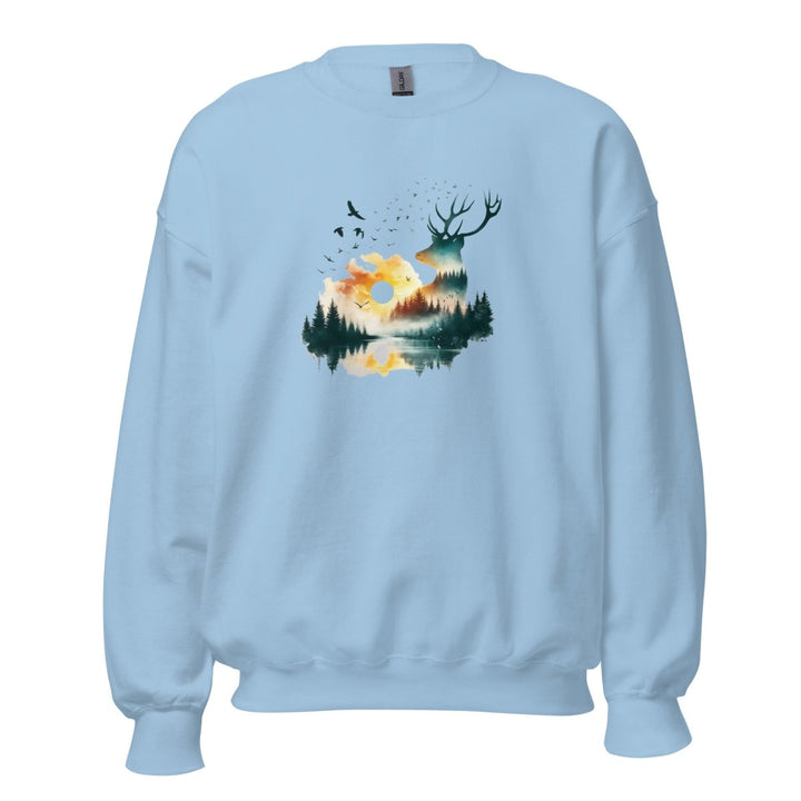 Amazing Nature Graphic Sweatshirt - Military Green - S - ArtyKoala