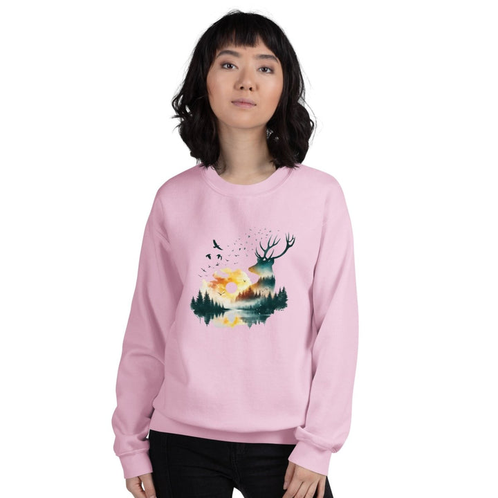 Amazing Nature Graphic Sweatshirt - Black - S - ArtyKoala
