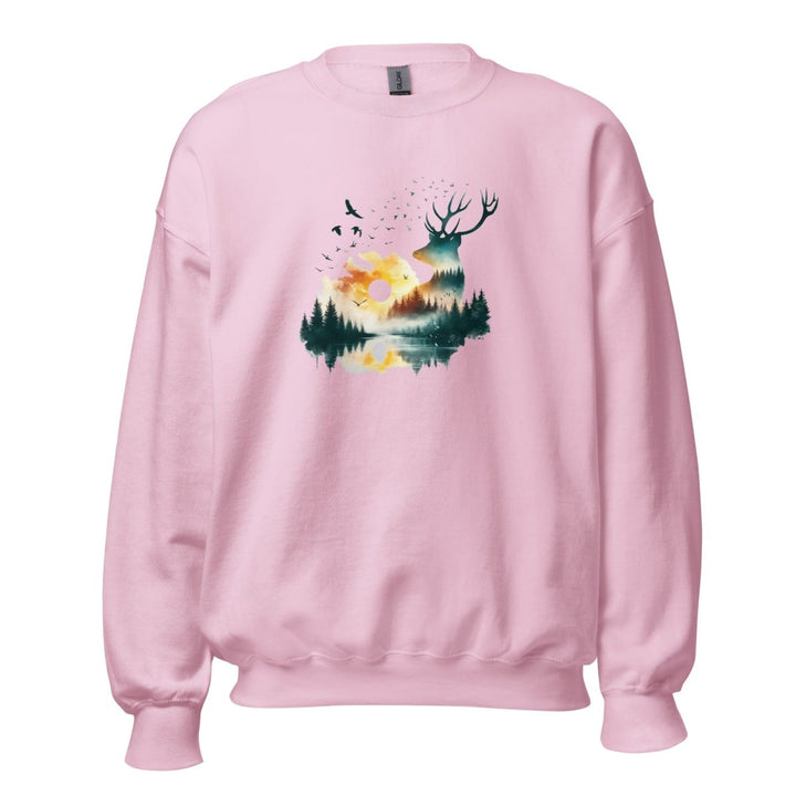 Amazing Nature Graphic Sweatshirt - Light Pink - S - ArtyKoala