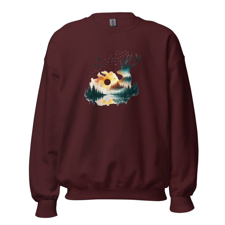 Amazing Nature Graphic Sweatshirt - Navy - S - ArtyKoala