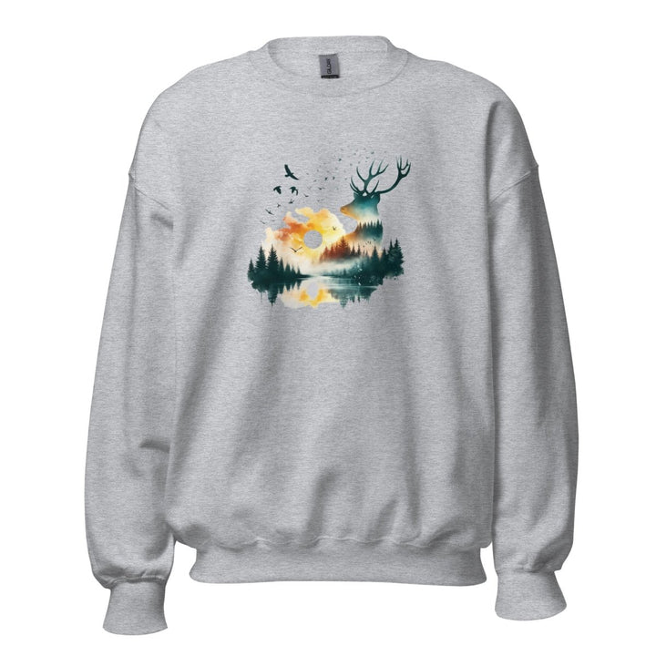 Amazing Nature Graphic Sweatshirt - Sport Grey - S - ArtyKoala