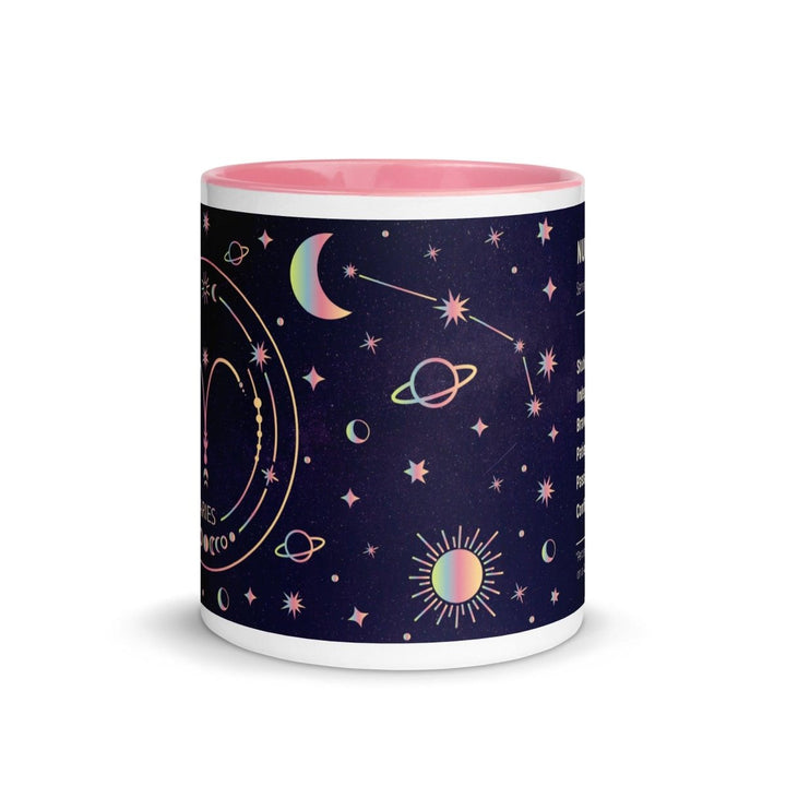 Aries Colorful Print Mug - Pink - 11 oz - ArtyKoala
