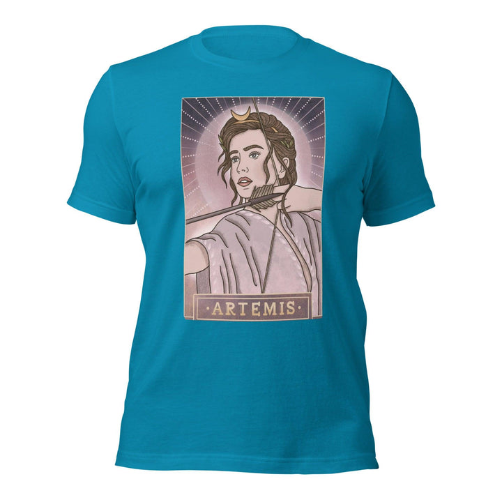 Artemis Man t-shirt - Aqua / S - ArtyKoala