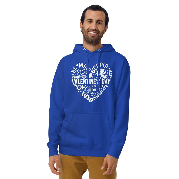 Be Mine Cupid Graphic Hoodie - Team Royal - S - ArtyKoala