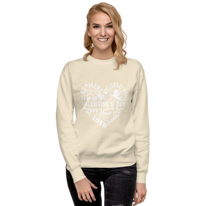 Be Mine Cupid Graphic Sweatshirt - Bone - S - ArtyKoala