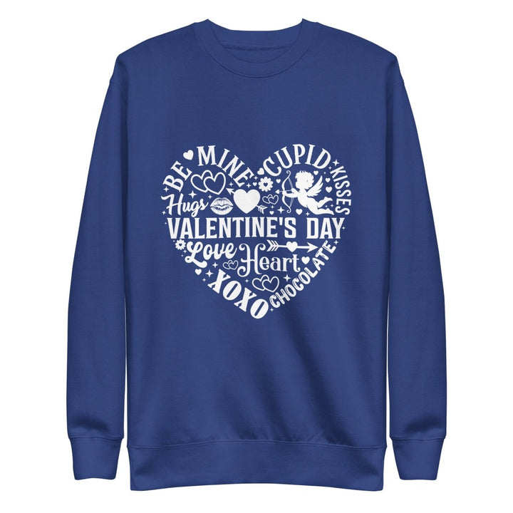 Be Mine Cupid Graphic Sweatshirt - Team Royal - S - ArtyKoala