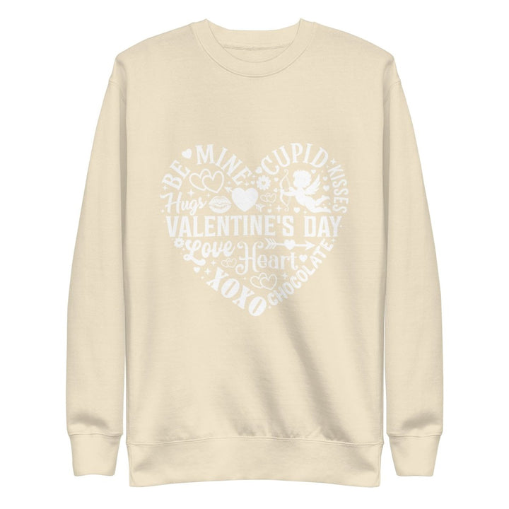 Be Mine Cupid Graphic Sweatshirt - Bone - S - ArtyKoala