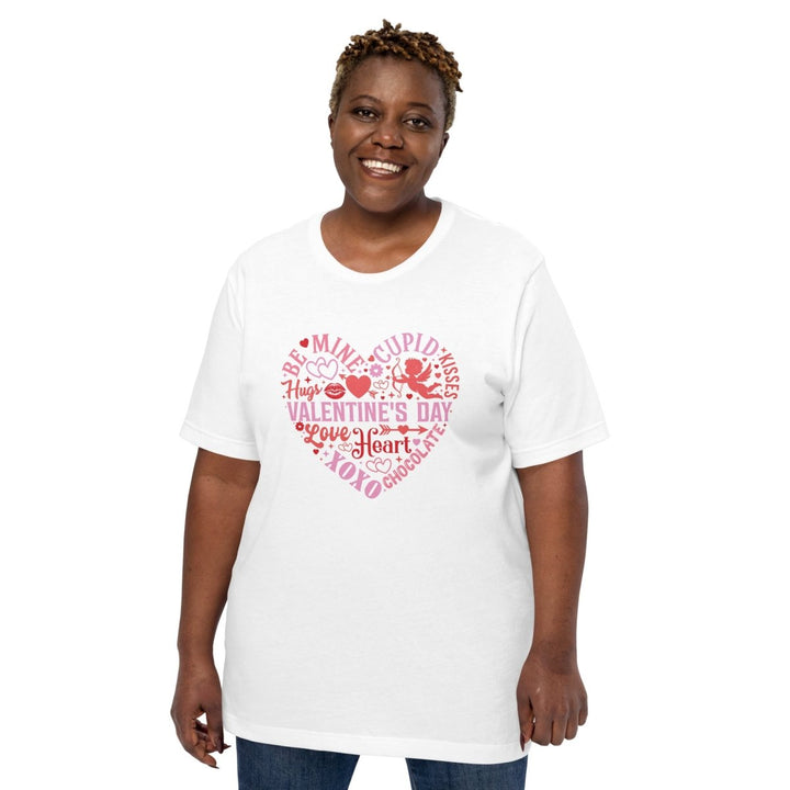 Be Mine Cupid Unisex Graphic Tee - White - XS - ArtyKoala