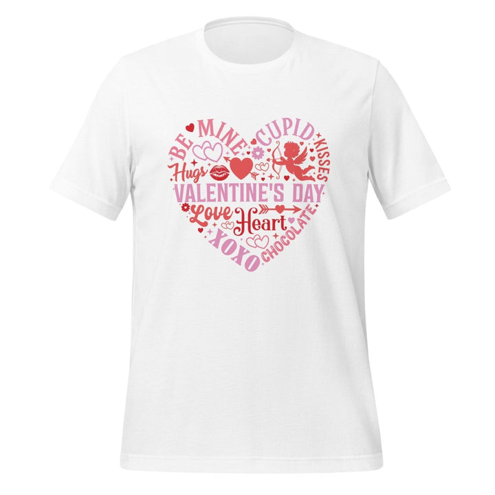 Be Mine Cupid Unisex Graphic Tee - White - XS - ArtyKoala