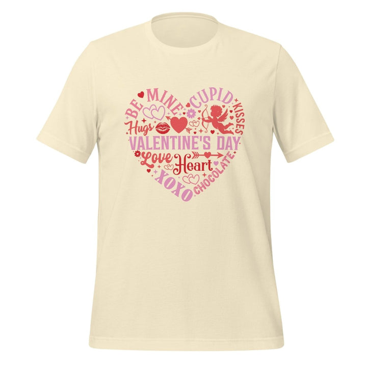 Be Mine Cupid Unisex Graphic Tee - Natural - XS - ArtyKoala