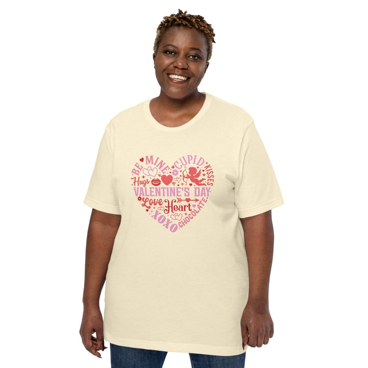 Be Mine Cupid Unisex Graphic Tee - Natural - XS - ArtyKoala