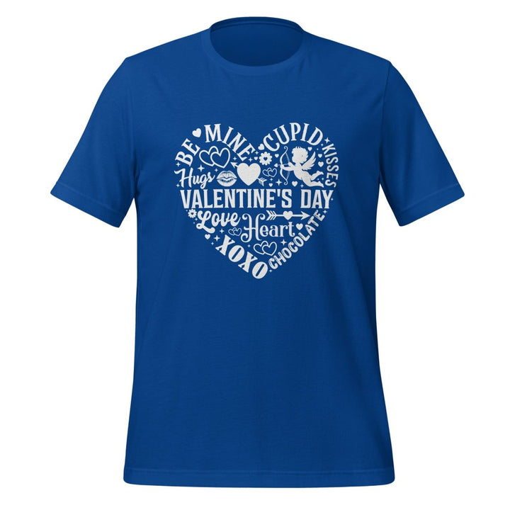 Be Mine Valentine Graphic Tee - True Royal - S - ArtyKoala