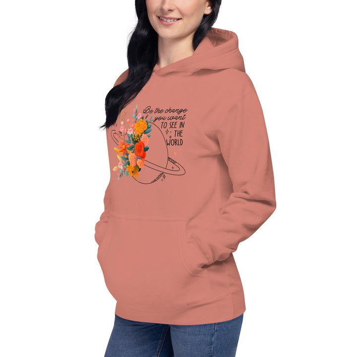 Be Positive Premium Women Hoodie - ArtyKoala