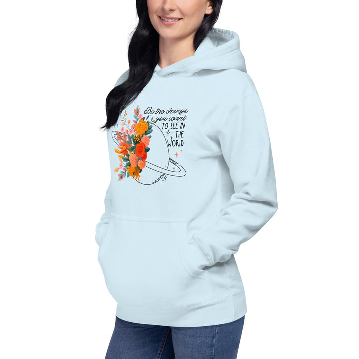 Be Positive Premium Women Hoodie - ArtyKoala