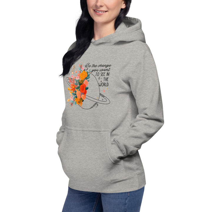 Be Positive Premium Women Hoodie - ArtyKoala