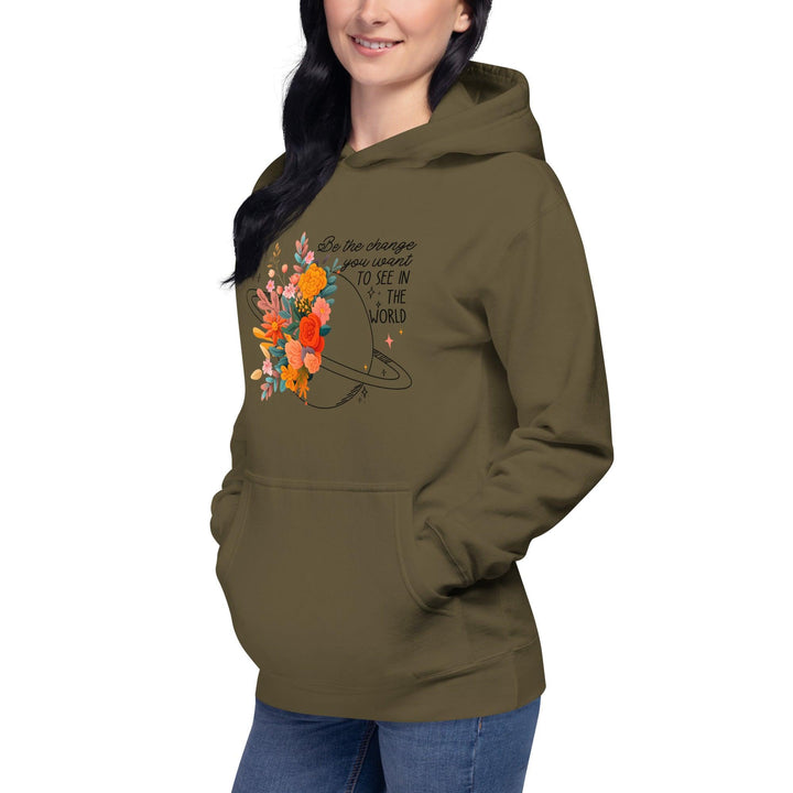 Be Positive Premium Women Hoodie - ArtyKoala