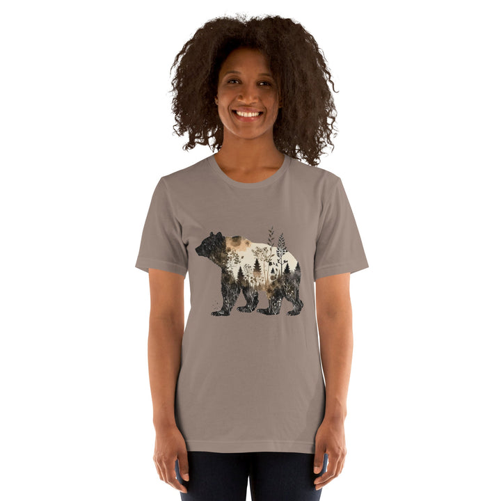 Bear and Nature Premium Unisex T-shirt - ArtyKoala