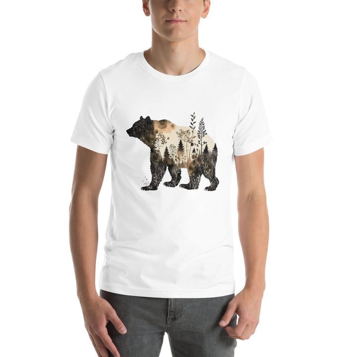 Bear and Nature Premium Unisex T-shirt - ArtyKoala