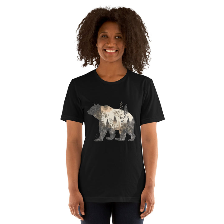 Bear and Nature Premium Unisex T-shirt - ArtyKoala