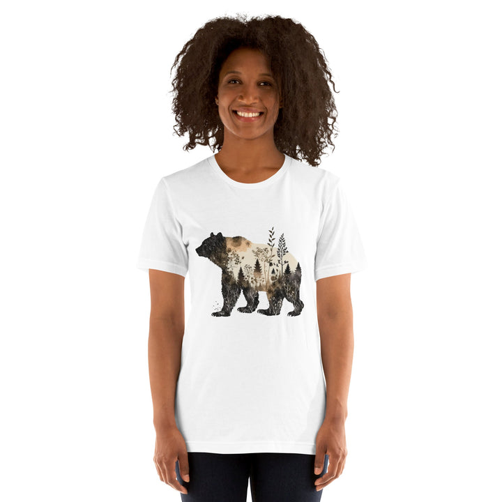 Bear and Nature Premium Unisex T-shirt - ArtyKoala