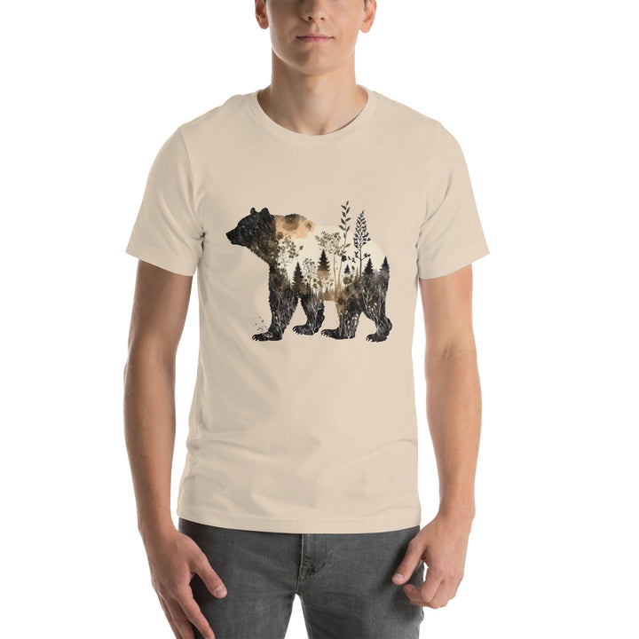 Bear and Nature Premium Unisex T-shirt - ArtyKoala