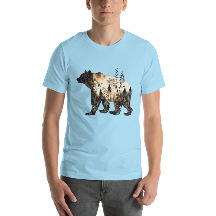 Bear and Nature Premium Unisex T-shirt - ArtyKoala