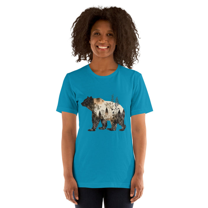 Bear and Nature Premium Unisex T-shirt - ArtyKoala