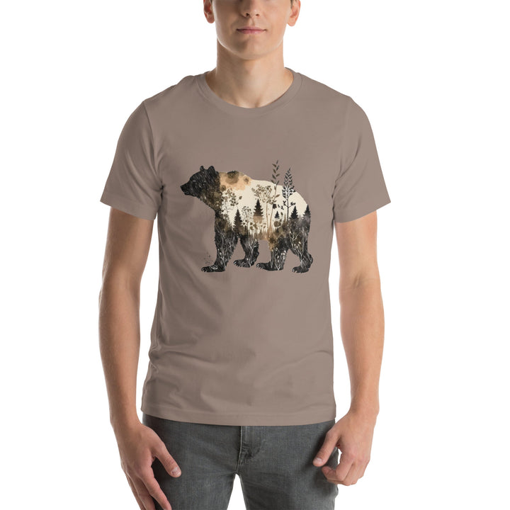 Bear and Nature Premium Unisex T-shirt - ArtyKoala