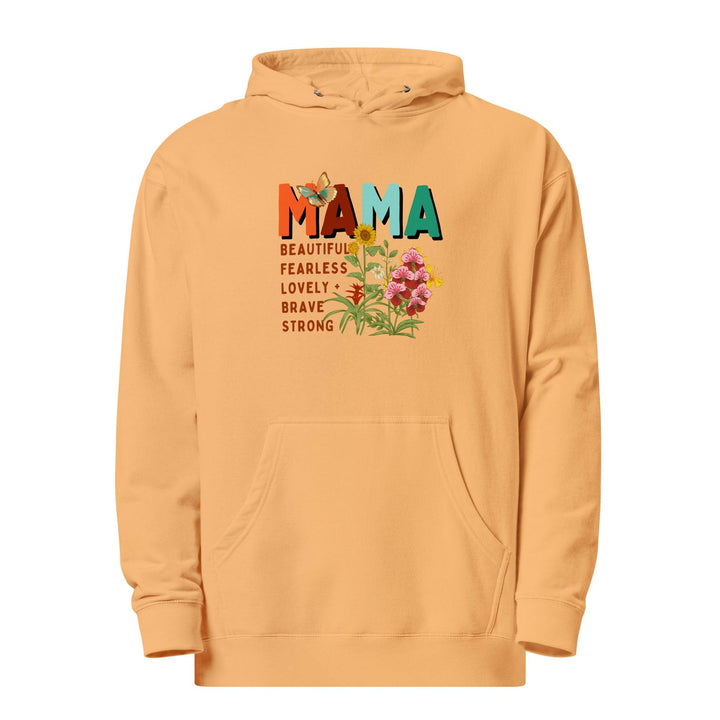 Beautiful Mama Women Premium Hoodie - Peach / S - ArtyKoala