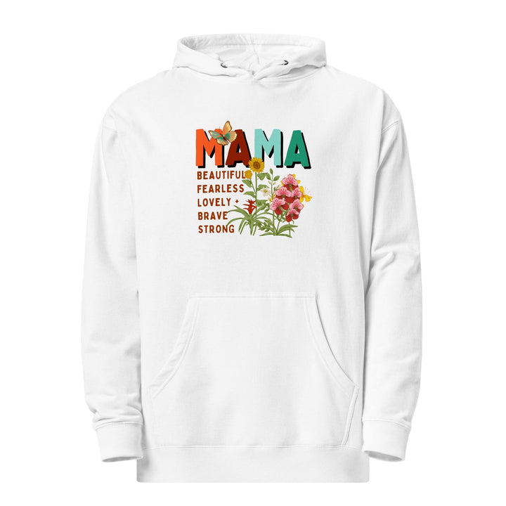 Beautiful Mama Women Premium Hoodie - White / S - ArtyKoala