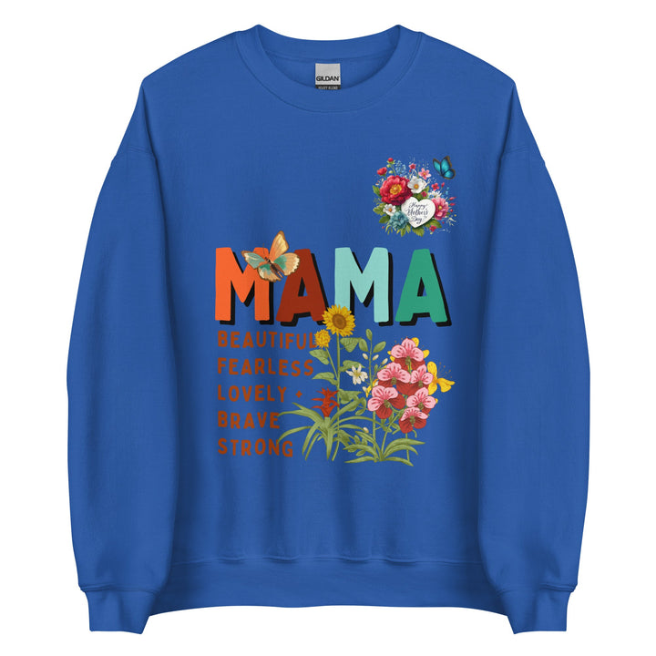 Beautiful Mama Women Premium Sweatshirt - Royal / S - ArtyKoala