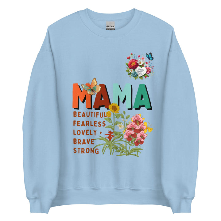 Beautiful Mama Women Premium Sweatshirt - Light Blue / S - ArtyKoala