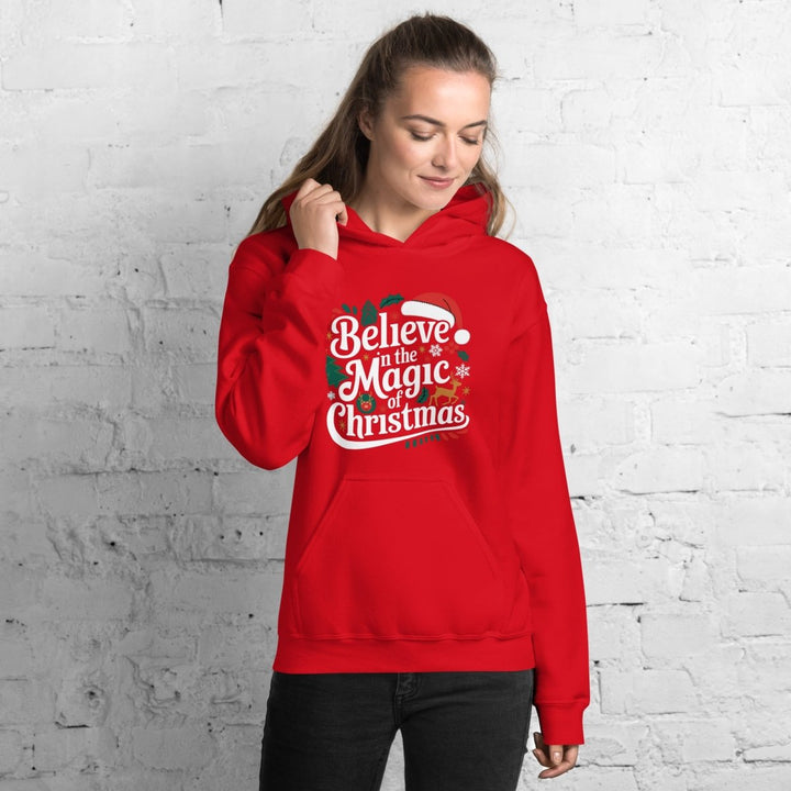 Believe in Christmas Magic Graphic Hoodie - Sand - S - ArtyKoala