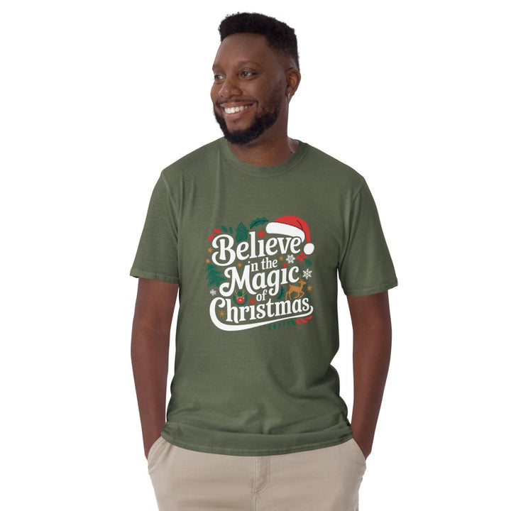 Believe in Christmas Magic Graphic Tee - Natural - S - ArtyKoala