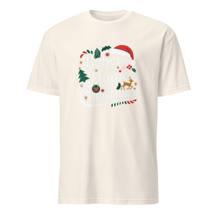 Believe in Christmas Magic Graphic Tee - Natural - S - ArtyKoala