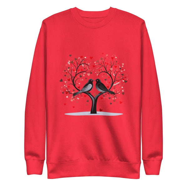 Beloved Birds Graphic Sweatshirt - Team Red - S - ArtyKoala