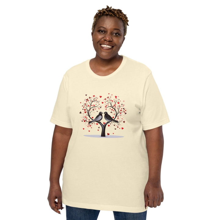 Beloved Birds Graphic Tee - Lilac - S - ArtyKoala