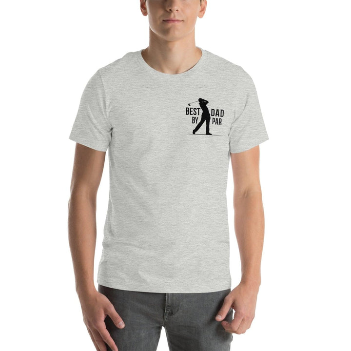 Best Dad By Graphic Tee - Athletic Heather - S - ArtyKoala