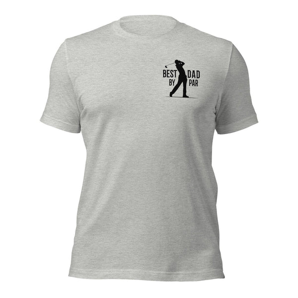 Best Dad By Graphic Tee - Athletic Heather - S - ArtyKoala