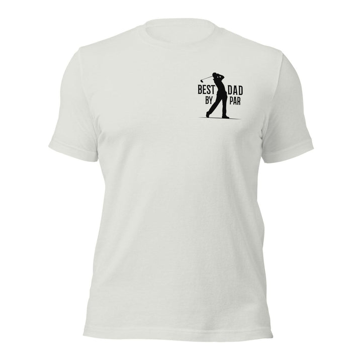 Best Dad By Graphic Tee - Silver - S - ArtyKoala