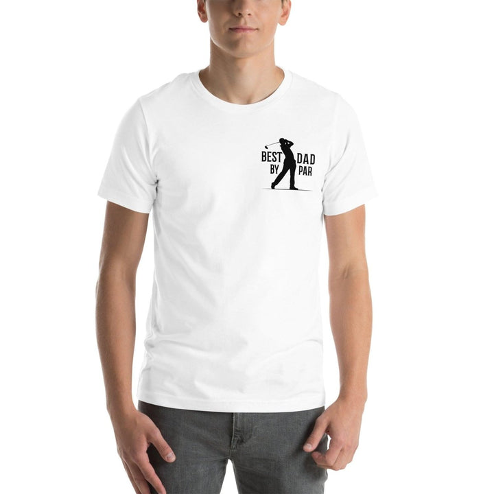 Best Dad By Graphic Tee - White - S - ArtyKoala